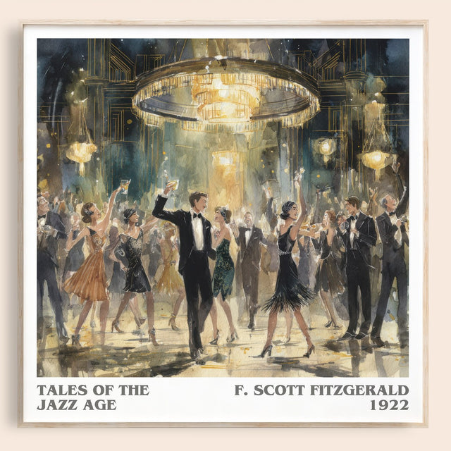 Tales of the Jazz Age Literary Art Print by F. Scott Fitzgerald