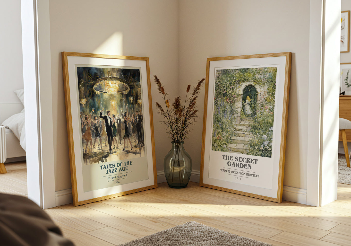 Tales from the Jazz Age book cover book poster framed on wall – satire wall art