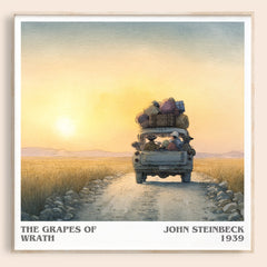 The Grapes of Wrath Literary Art Print by John Steinbeck