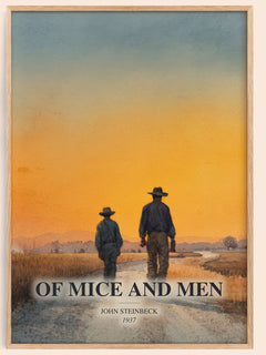 Of Mice And Men Book Watercolour Illustration by John Steinbeck