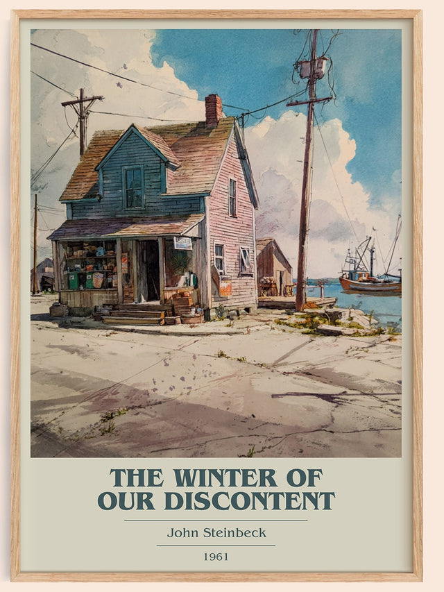 The Winter of Our Discontent Book Cover Poster by John Steinbeck