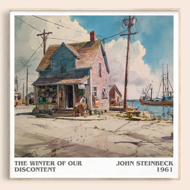 The Winter of Our Discontent Literary Art Print by John Steinbeck