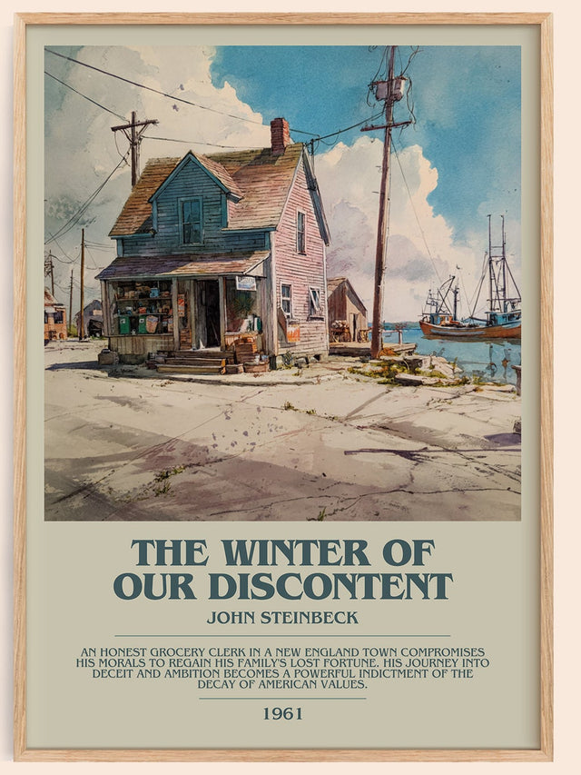 The Winter of Our Discontent Bookish Wall Art by John Steinbeck