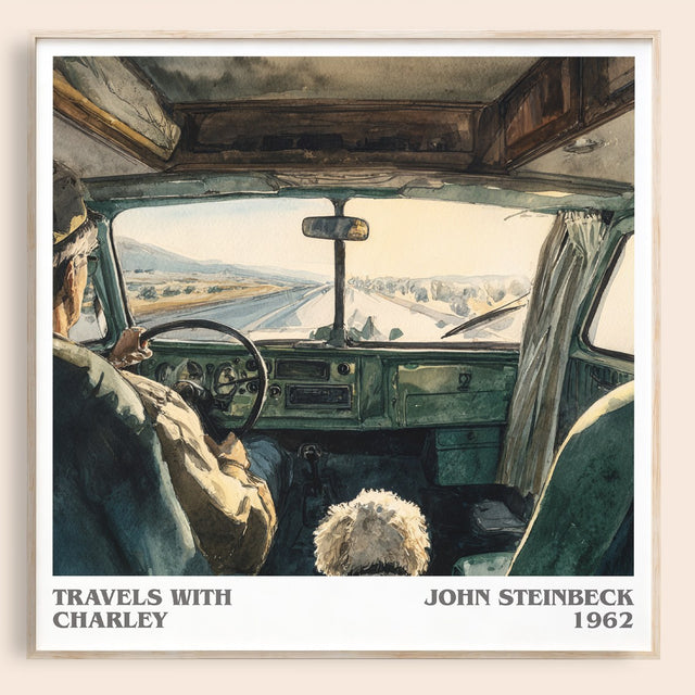 Travels with Charley Literary Art Print by John Steinbeck