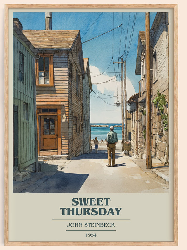 Sweet Thursday Book Cover Poster by John Steinbeck