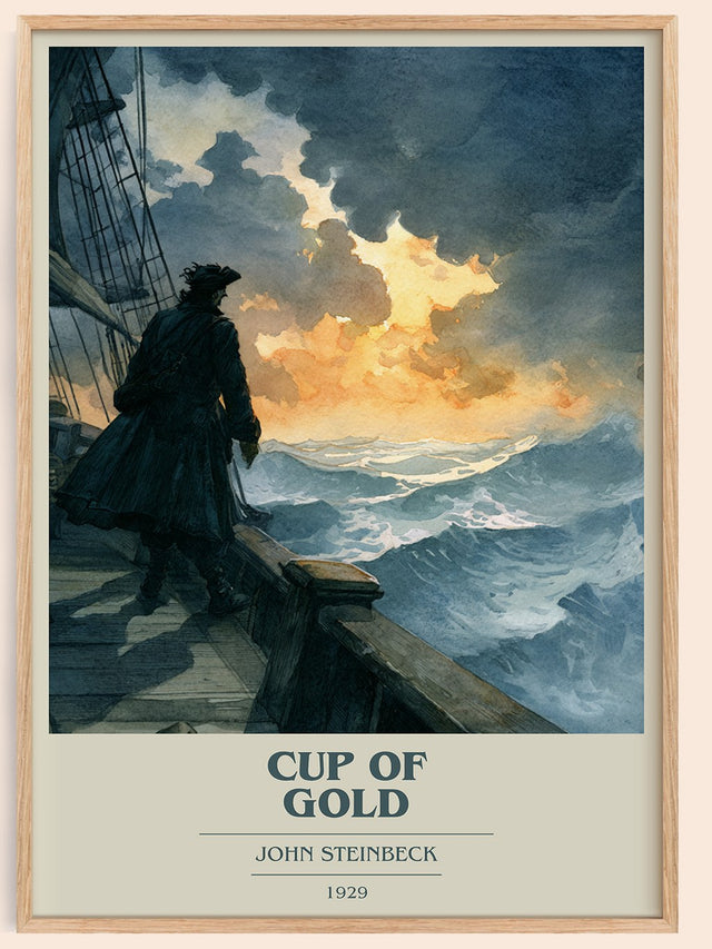 Cup of Gold Book Cover Poster by John Steinbeck