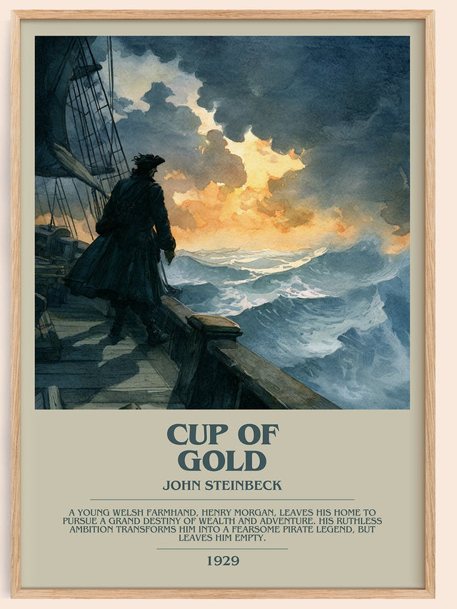 Cup of Gold Bookish Wall Art by John Steinbeck