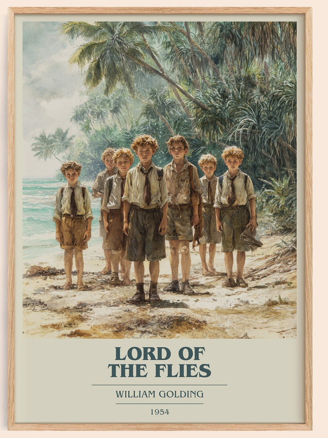 Lord Of The Flies Book Cover Poster by William Goldman