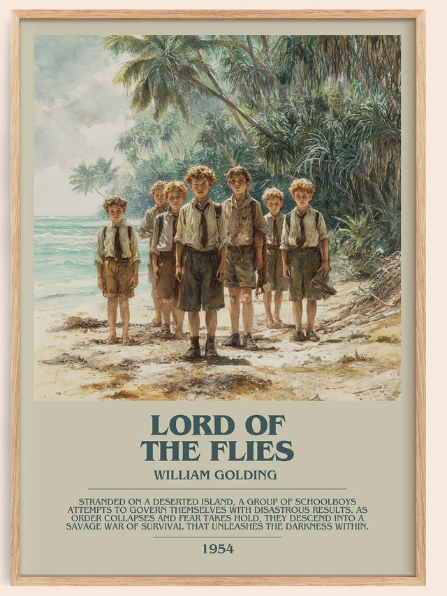 Lord Of The Flies Bookish Wall Art by William Goldman