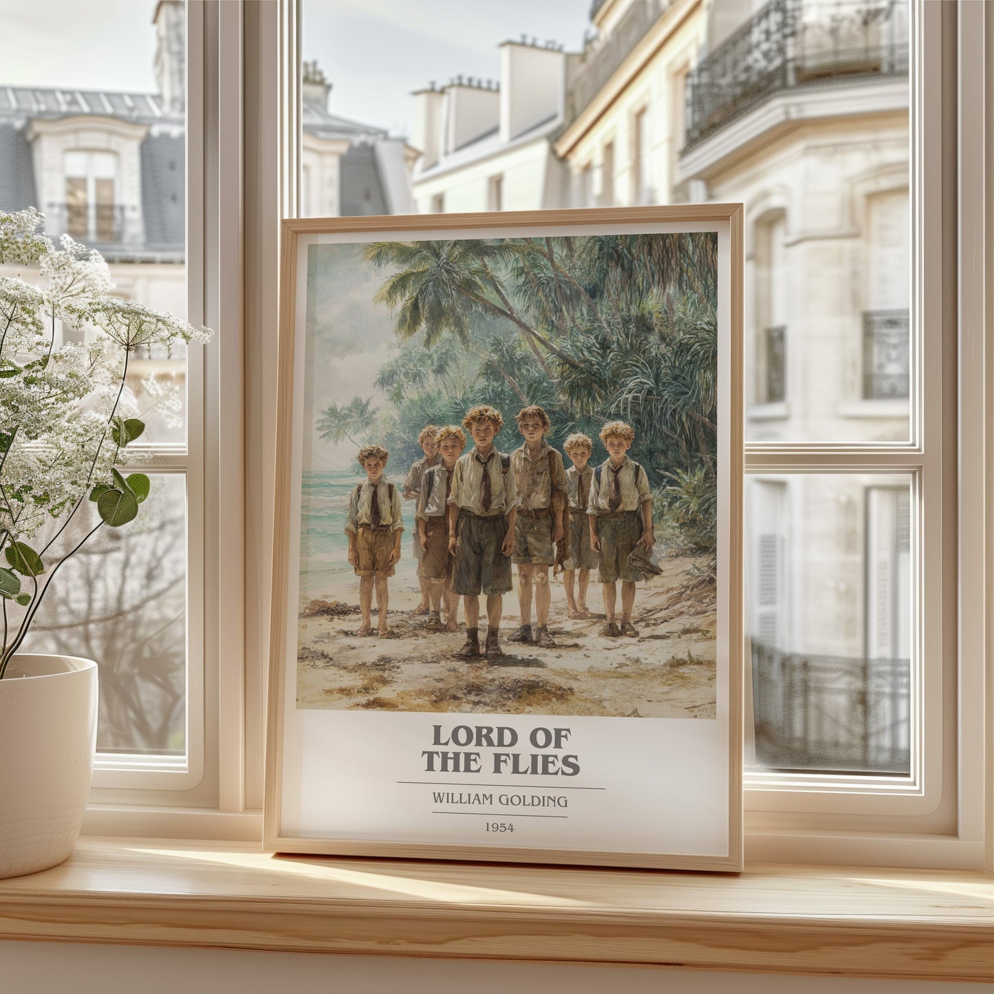 Lord Of The Flies book cover poster colour and style options – William Goldman book art