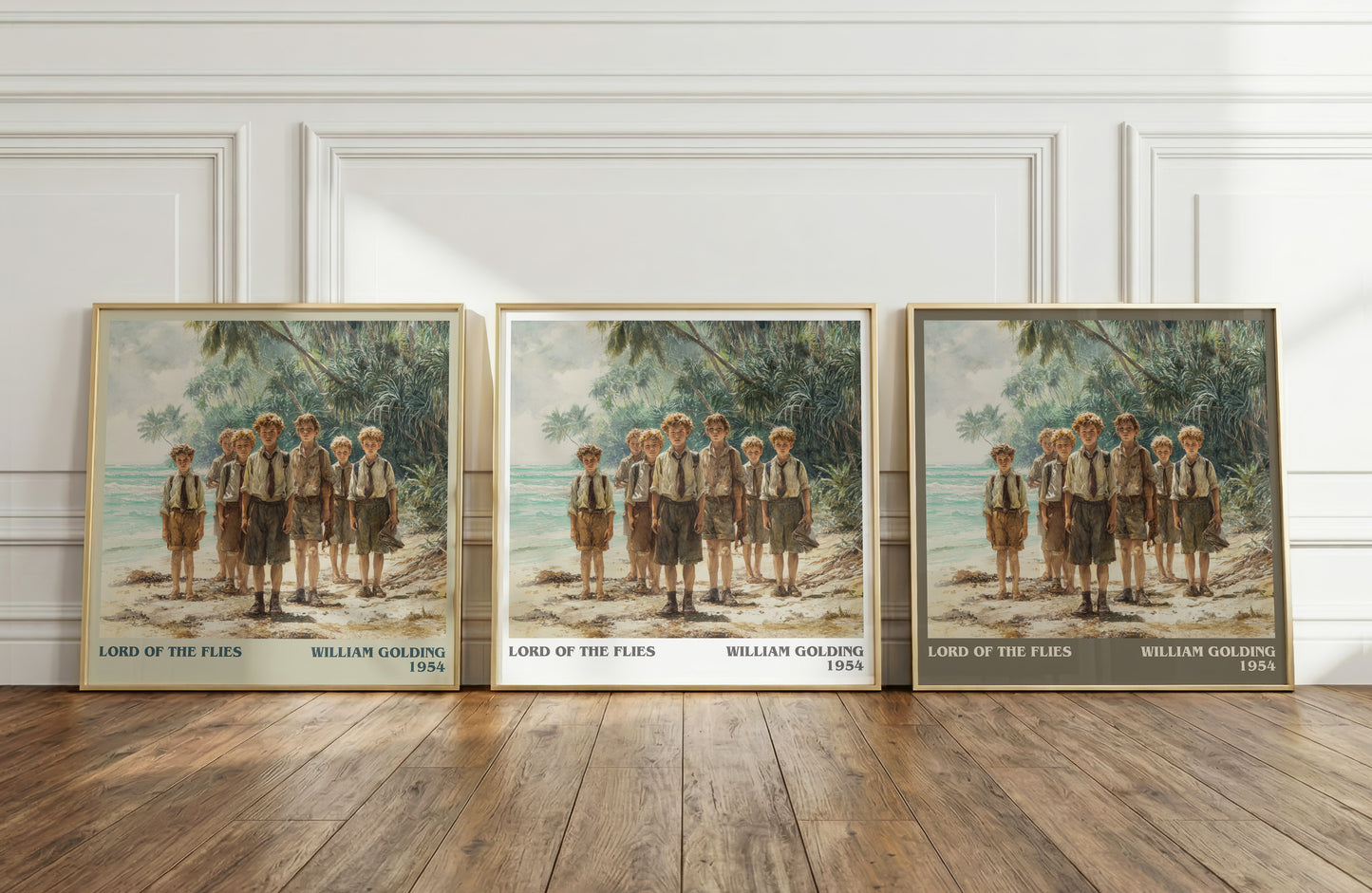 Lord Of The Flies literary art print colour and style options – William Goldman book art