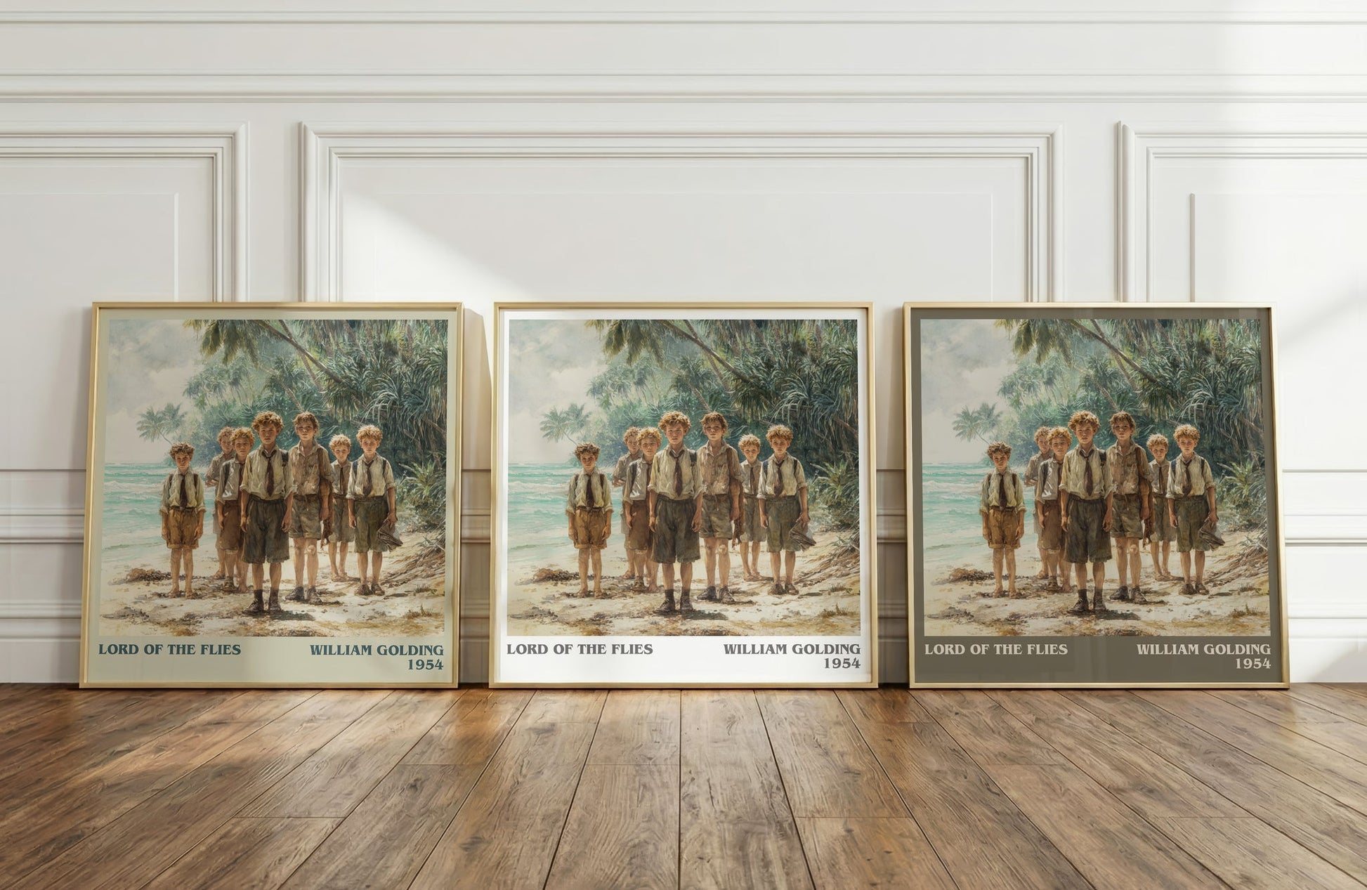 Lord Of The Flies literary art print colour and style options – William Goldman book art