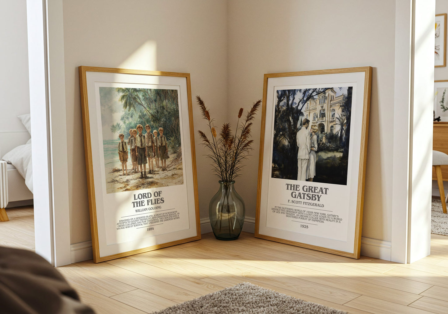Lord Of The Flies bookish book poster framed on wall – historical fiction wall art