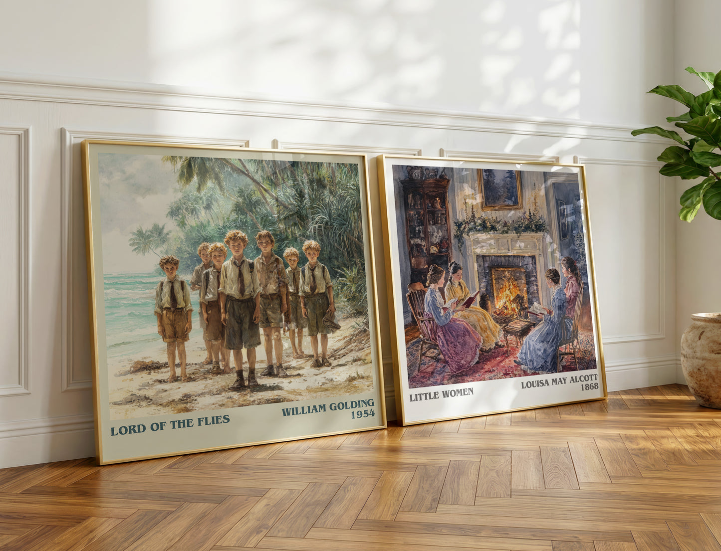 Lord Of The Flies literary print on bookshelf – William Goldman fan gift
