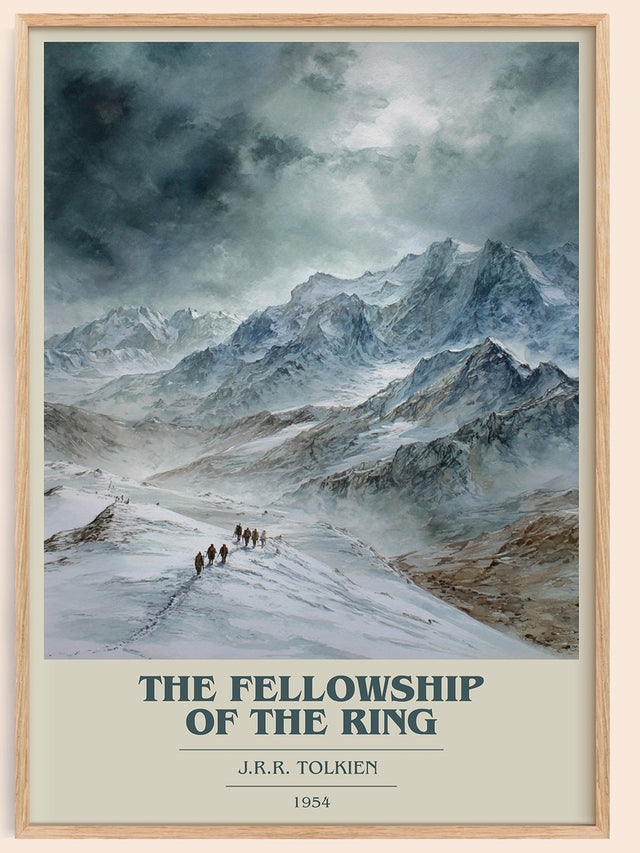 The Fellowship Of The Ring Book Cover Poster by J.R.R. Tolkien
