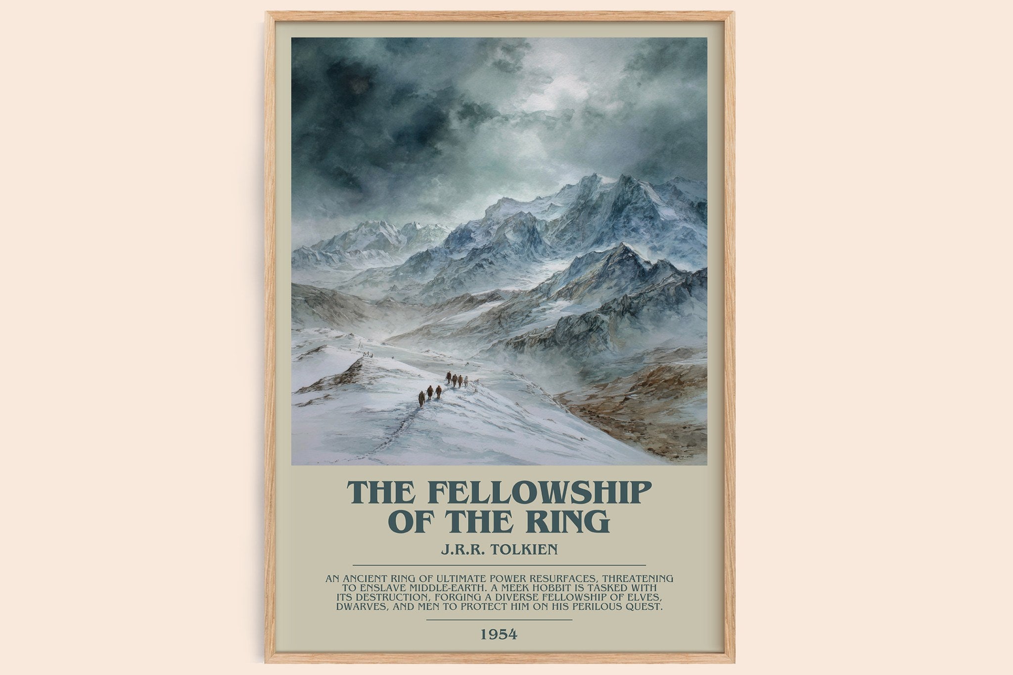 The Fellowship Of The Ring Bookish Wall Art by J.R.R. Tolkien