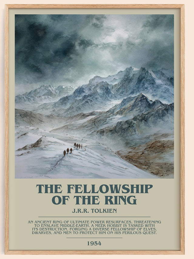The Fellowship Of The Ring Bookish Wall Art by J.R.R. Tolkien