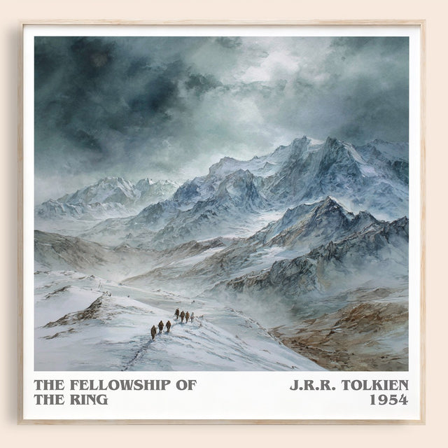 The Fellowship Of The Ring Literary Art Print by J.R.R. Tolkien