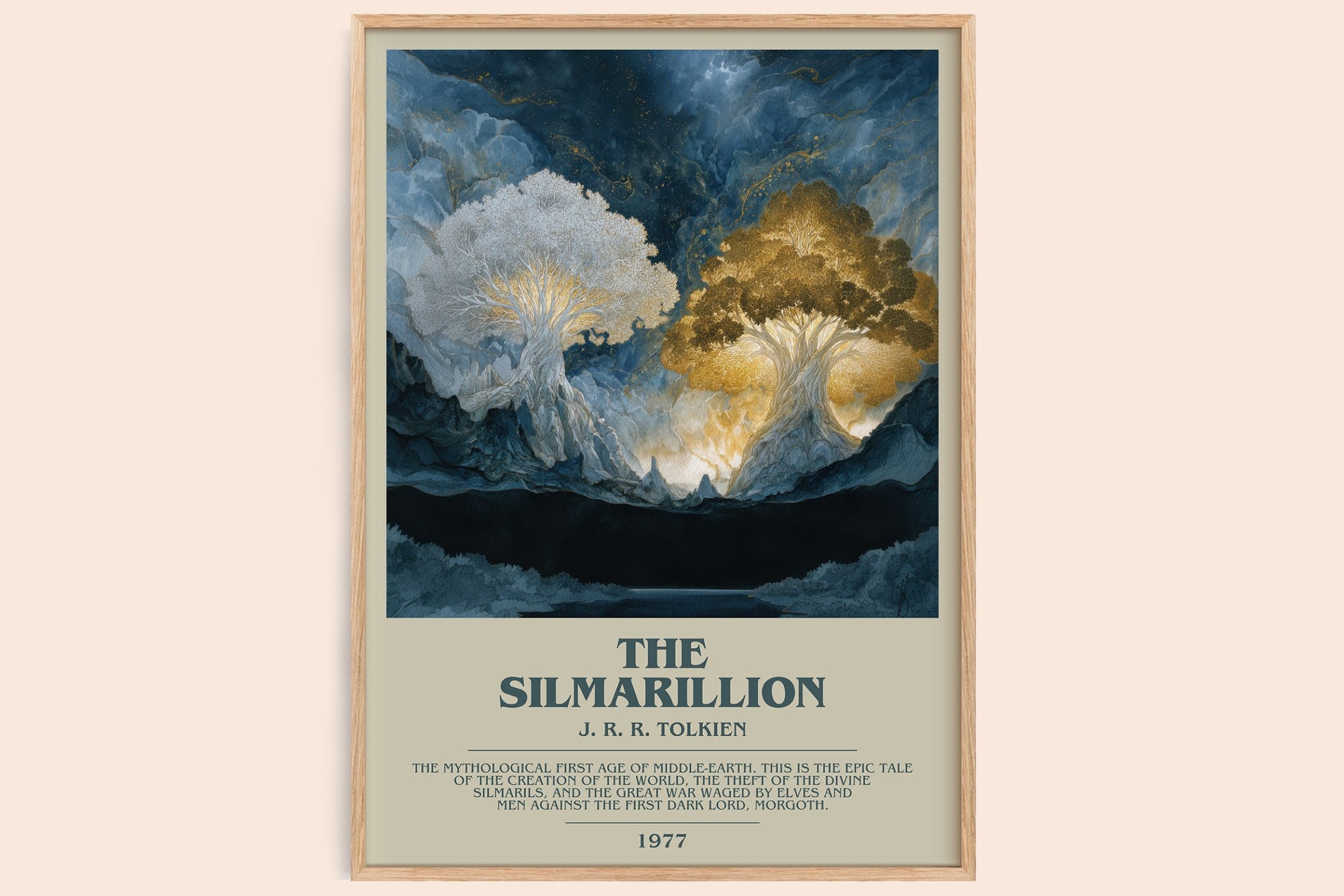 The Silmarillion Bookish Wall Art by J. R. R. Tolkien