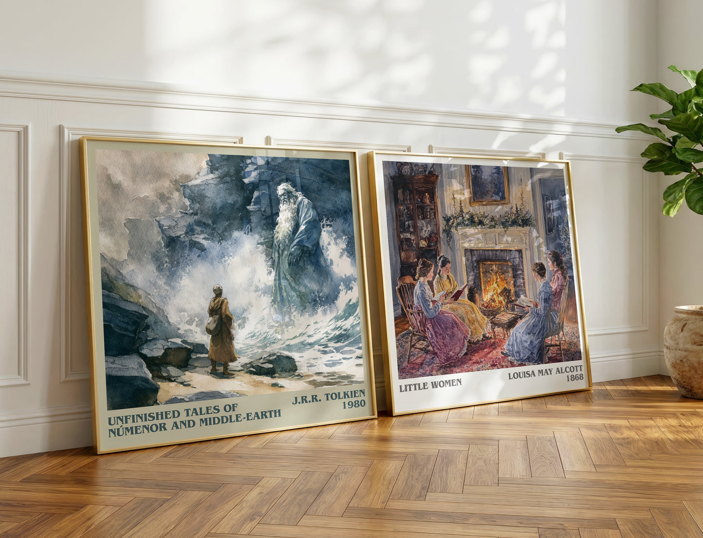 Unfinished Tales Of Numenor And Middle-Earth book poster packaging – museum-quality print rolled in protective tube