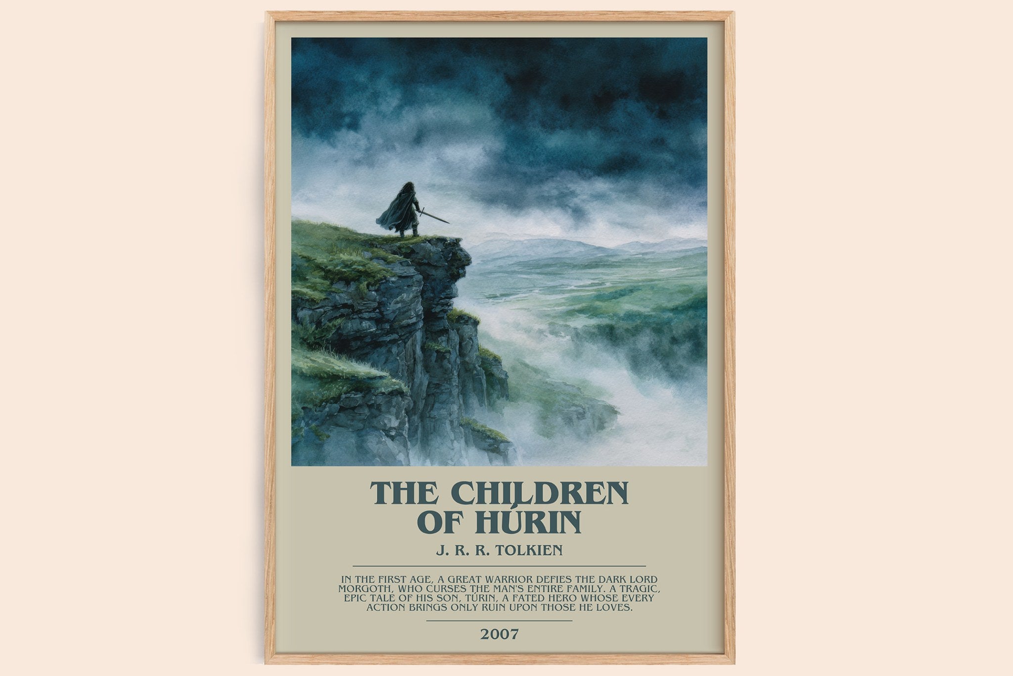 The Children of Húrin Bookish Wall Art by J. R. R. Tolkien