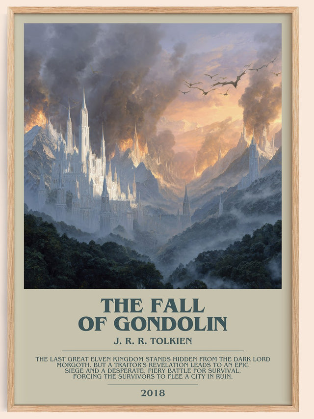 The Fall of Gondolin Bookish Wall Art by J. R. R. Tolkien