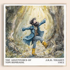 The Adventures of Tom Bombadil Literary Art Print by J. R. R. Tolkien – square framed poster