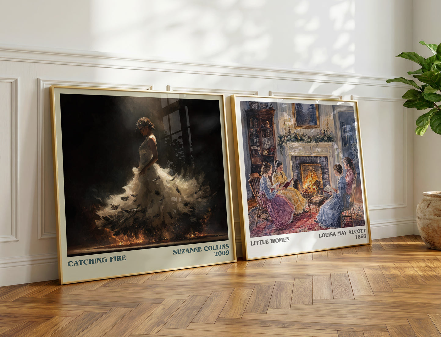 Catching Fire book poster packaging – museum-quality print rolled in protective tube