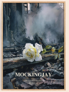 Mockingjay Book Watercolour Illustration by Suzanne Collins