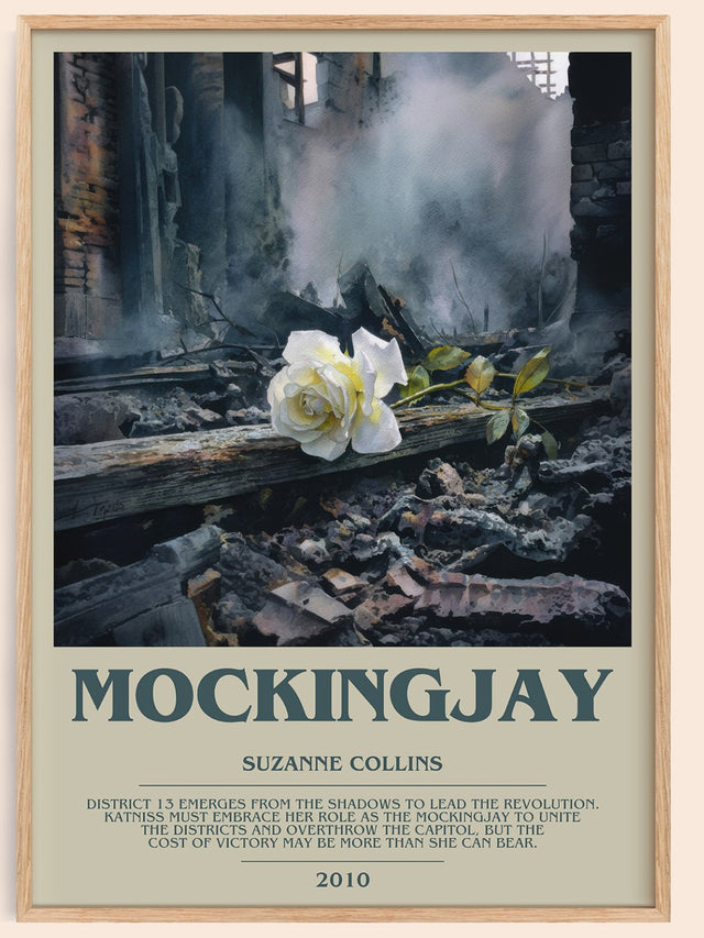 Mockingjay Bookish Wall Art by Suzanne Collins
