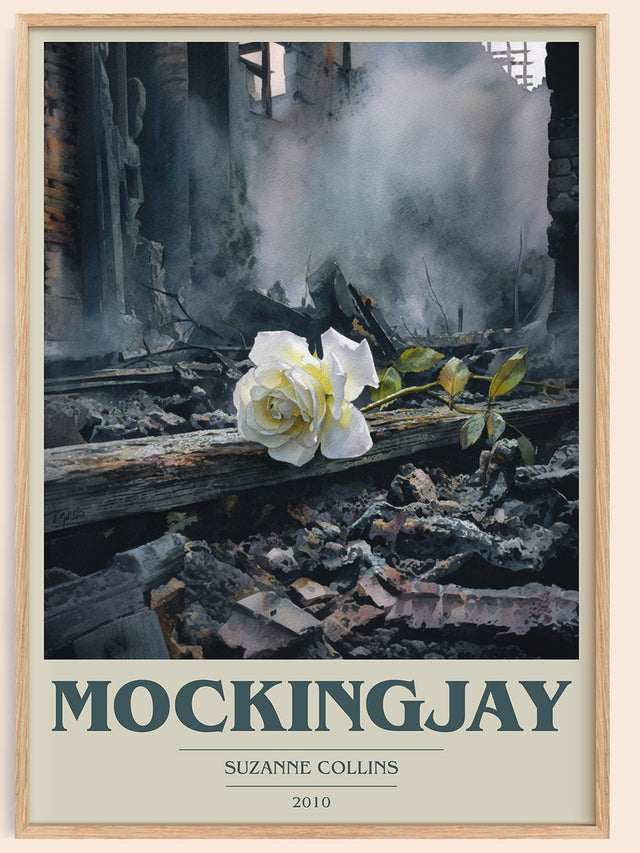 Mockingjay Book Cover Poster by Suzanne Collins