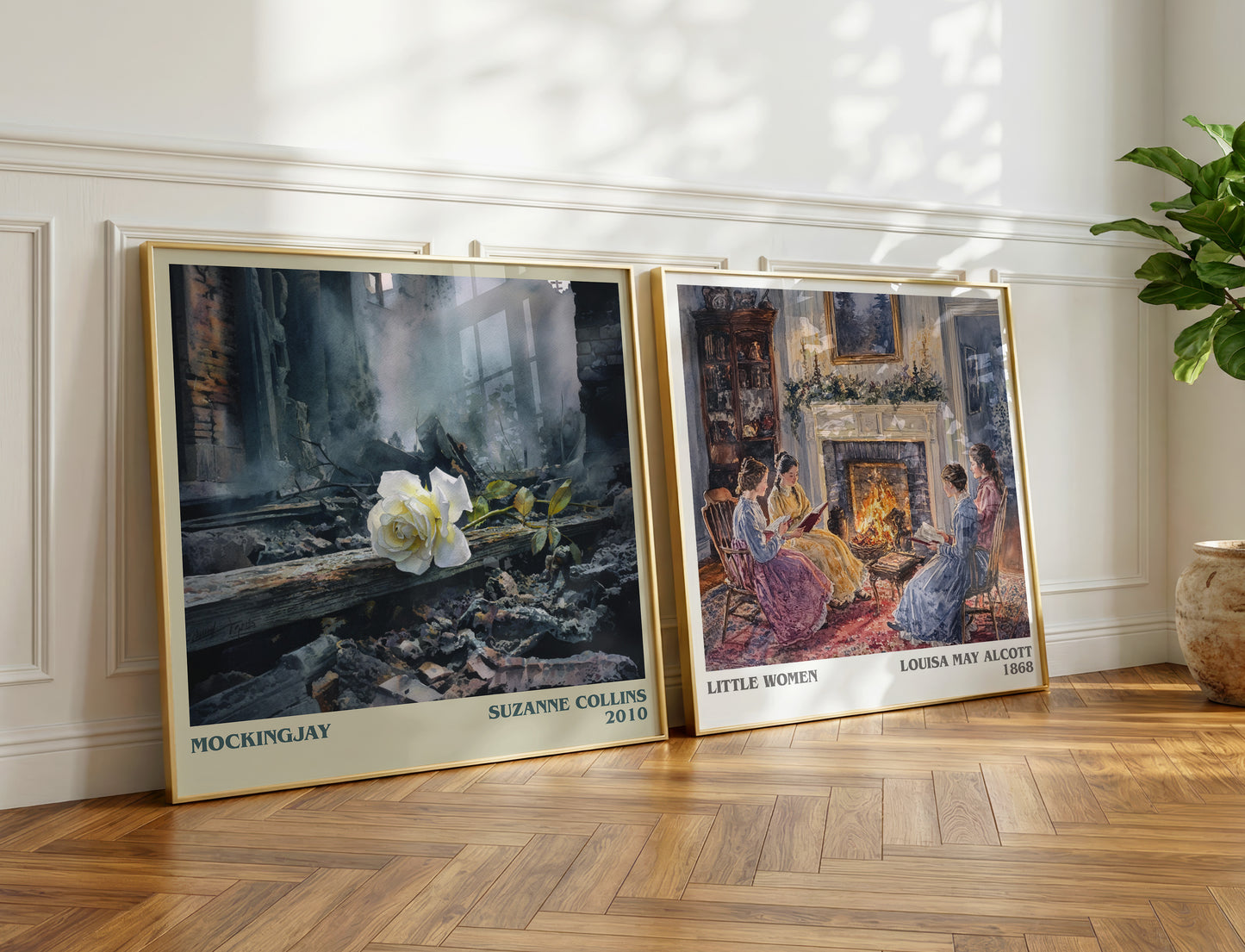 Mockingjay book poster packaging – museum-quality print rolled in protective tube