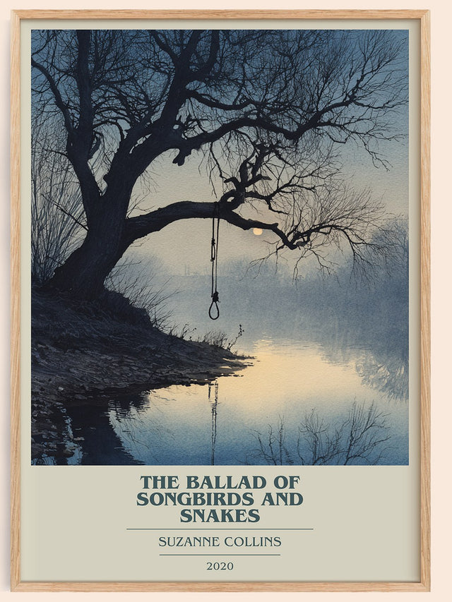 Ballad of Songbirds and Snakes Book Cover Poster by Suzanne Collins