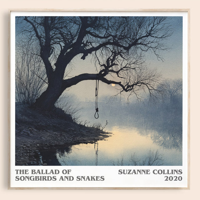 Ballad of Songbirds and Snakes Literary Art Print by Suzanne Collins