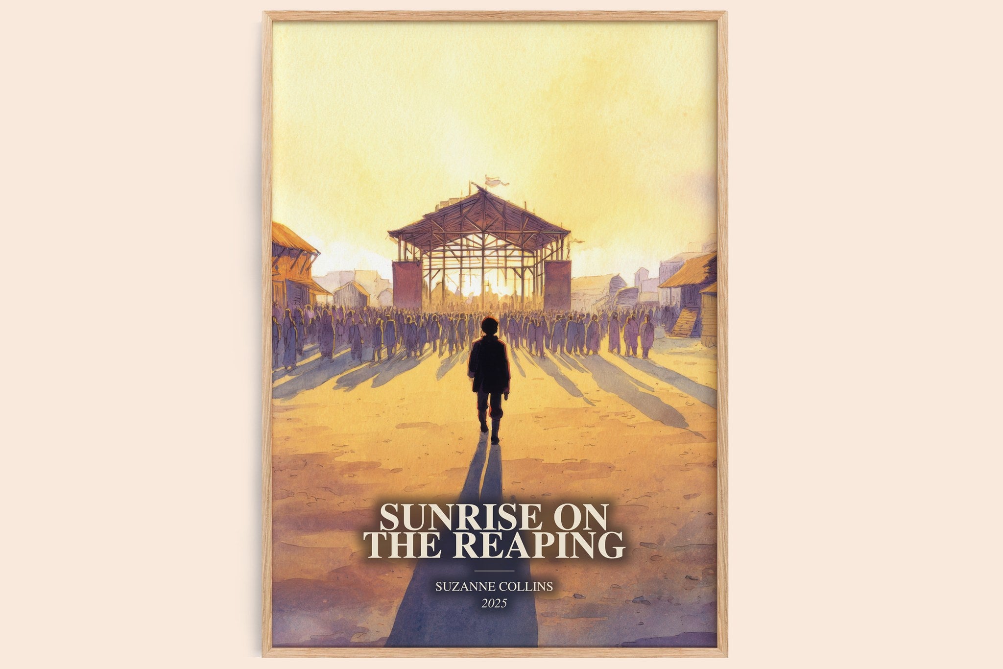 Sunrise On The Reaping Book Watercolour Illustration by S. Collins