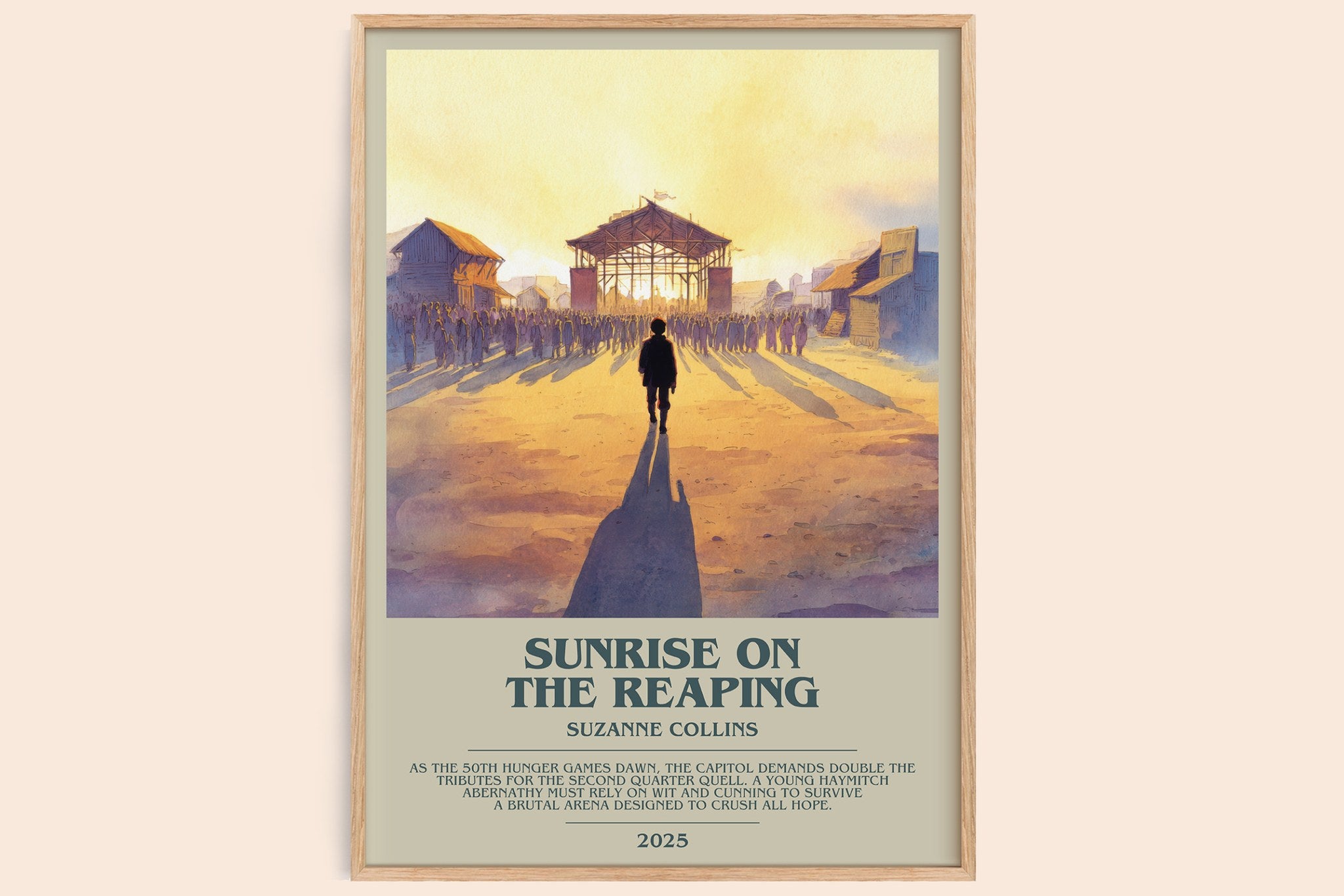 Sunrise on the Reaping Bookish Wall Art by Suzanne Collins