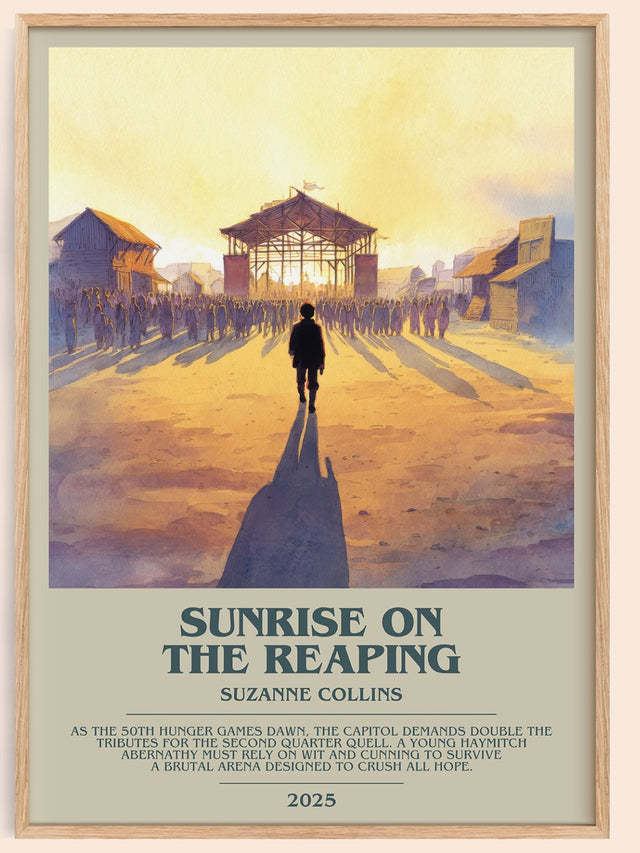Sunrise on the Reaping Bookish Wall Art by Suzanne Collins