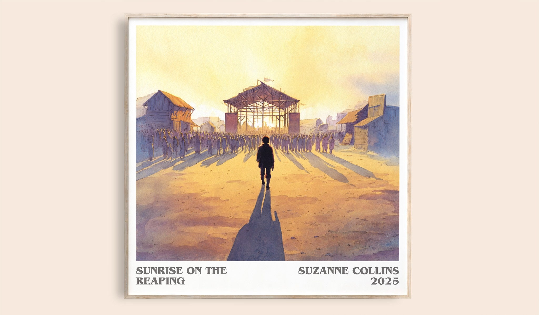 Sunrise on the Reaping Literary Art Print by Suzanne Collins