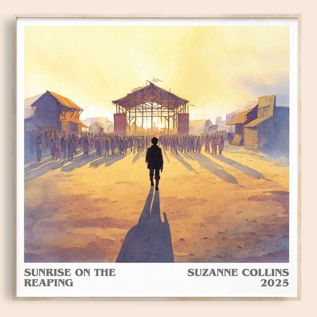 Sunrise on the Reaping Literary Art Print by Suzanne Collins