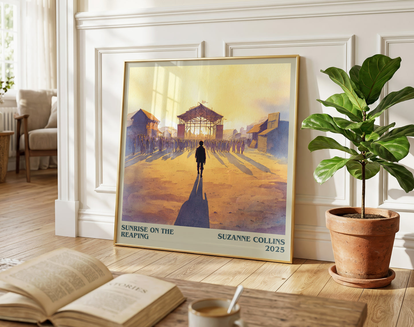 Sunrise on the Reaping literary poster paired in gallery wall – literary art prints