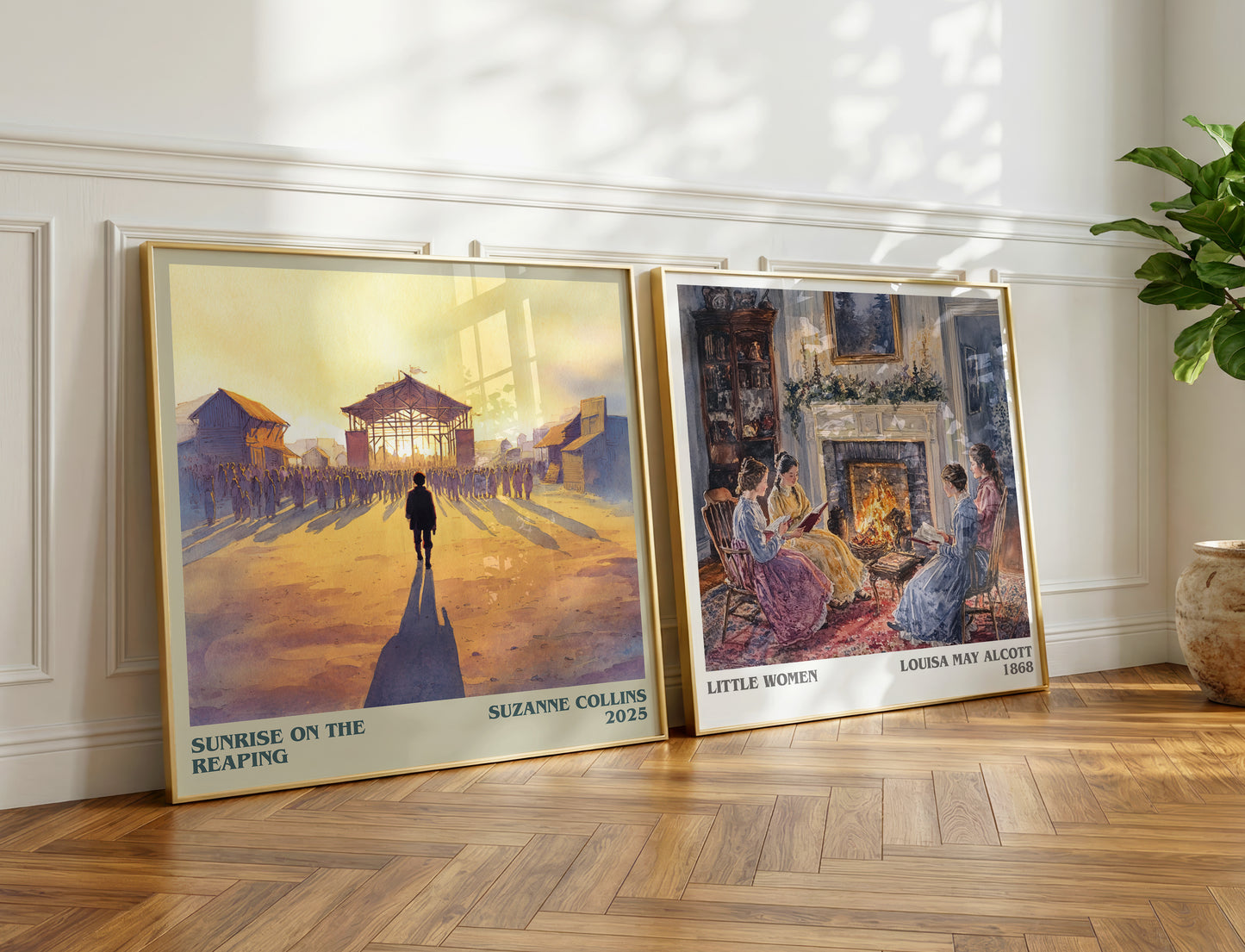 Sunrise on the Reaping book poster packaging – museum-quality print rolled in protective tube