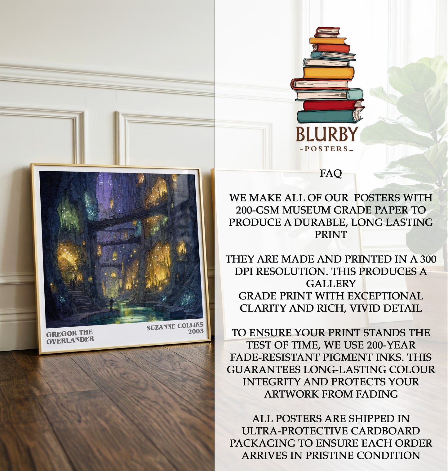 Gregor The Overlander Literary Art Print by Suzanne Collins