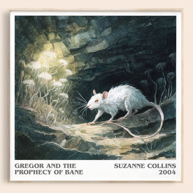 Gregor and the Prophecy of Bane Literary Art Print by Suzanne Collins