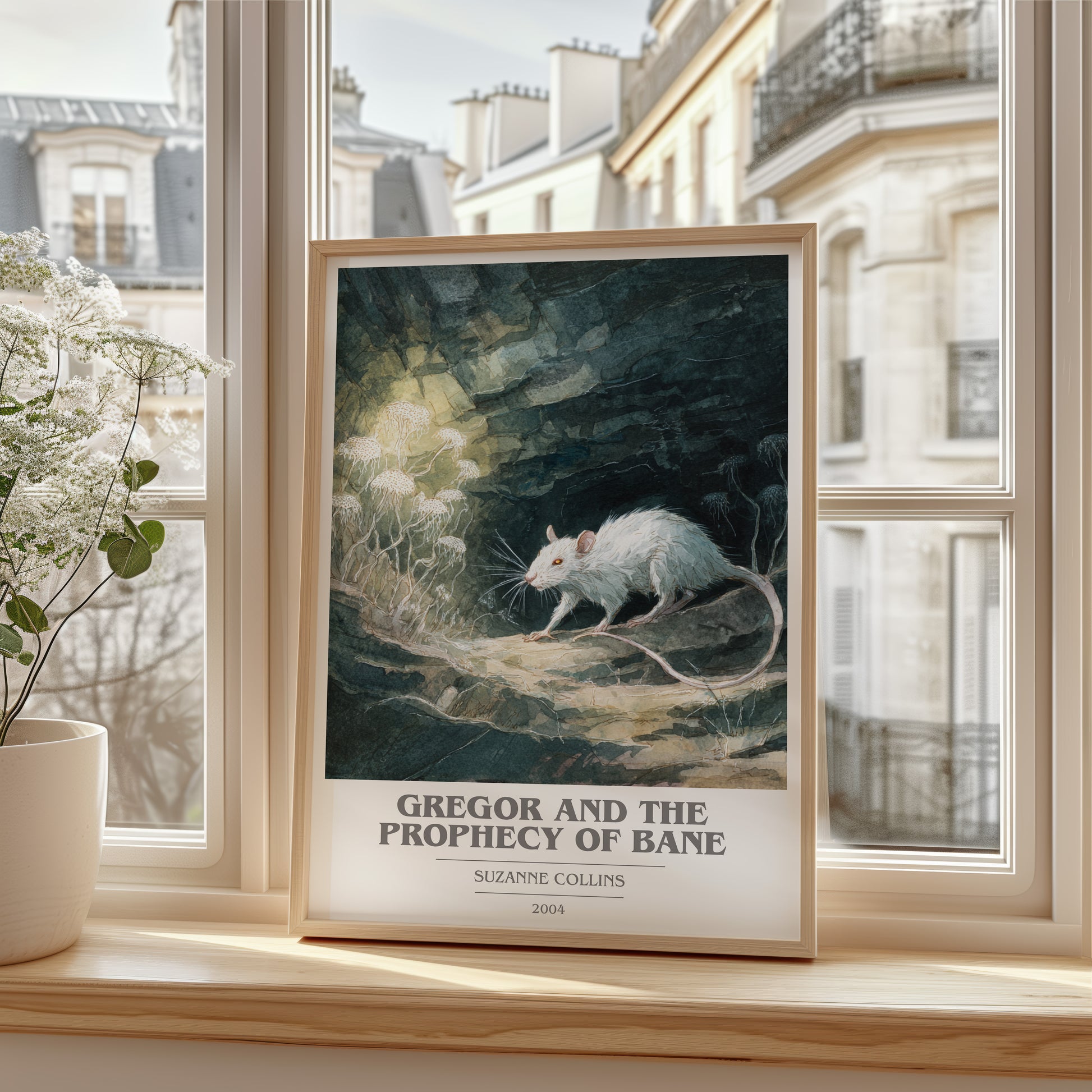 Gregor and the Prophecy of Bane book cover poster colour and style options – Suzanne Collins book art