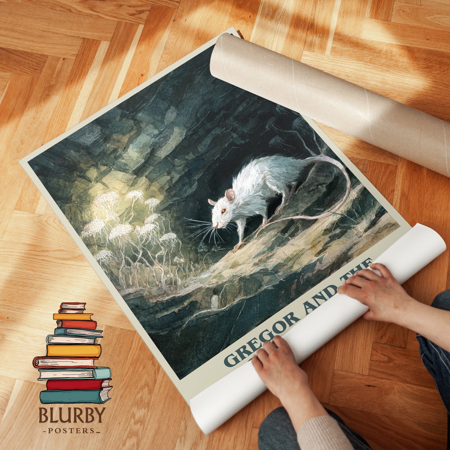 Gregor and the Prophecy of Bane book cover print on bookshelf – Suzanne Collins fan gift