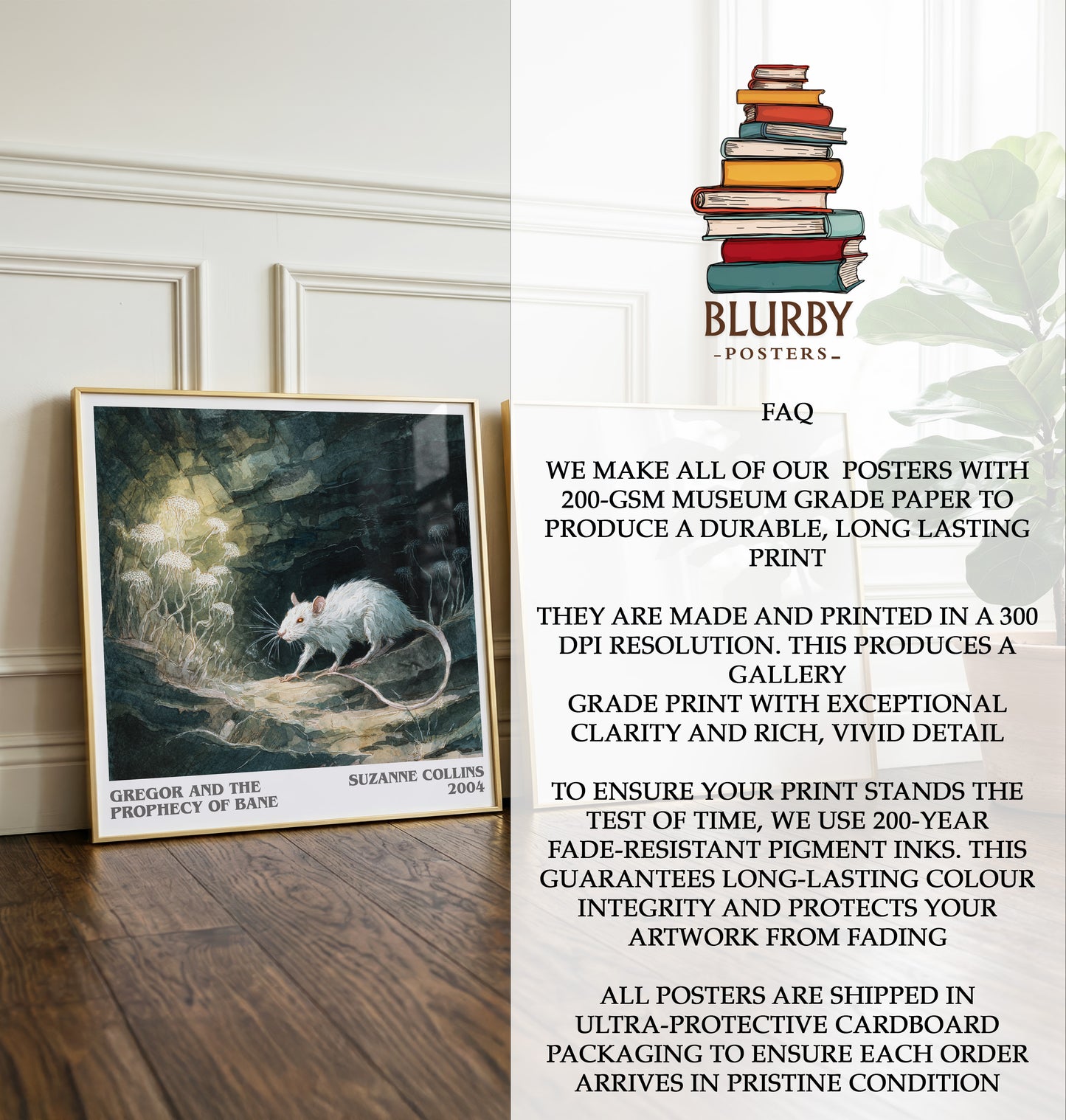 Gregor and the Prophecy of Bane Literary Art Print by Suzanne Collins