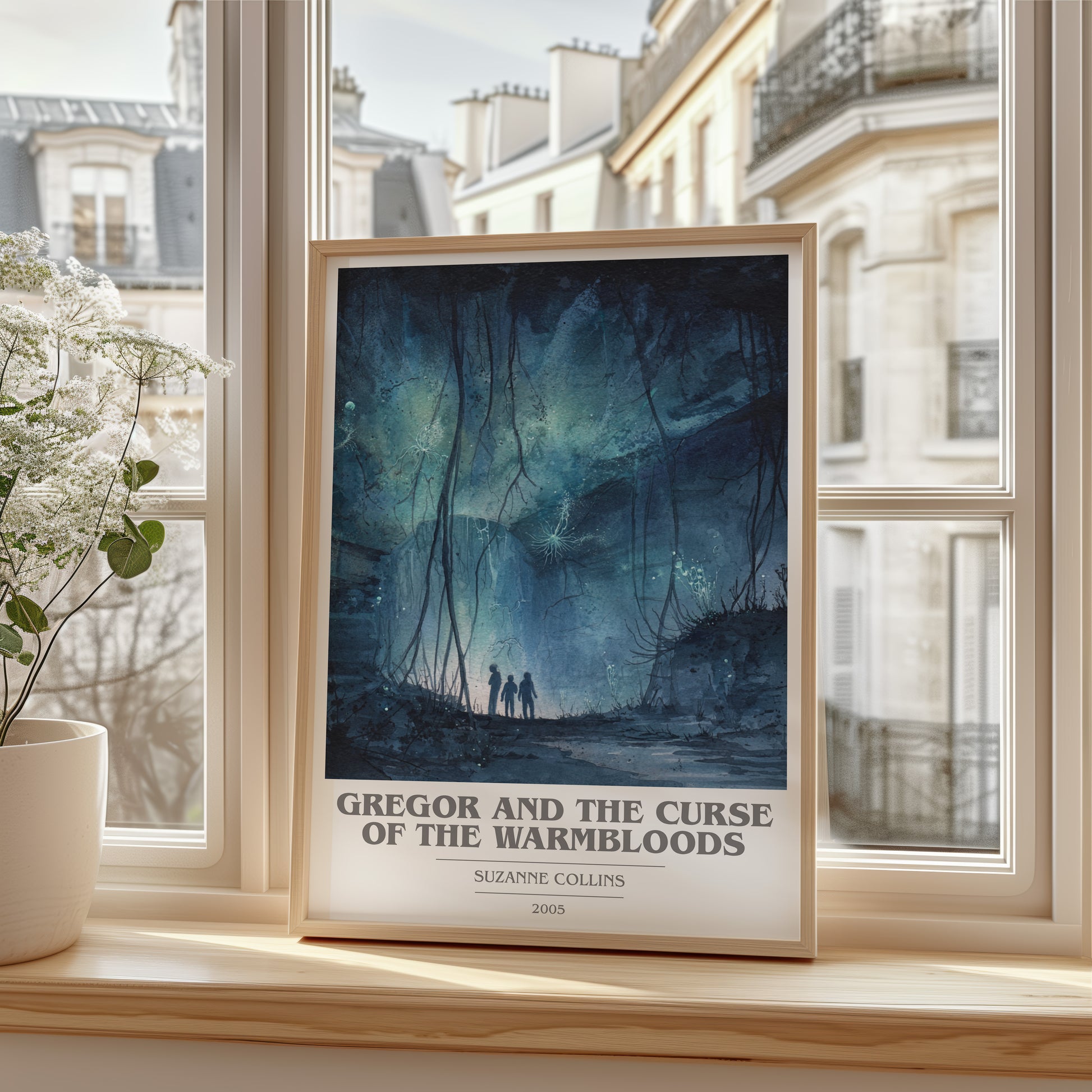 Gregor and the Curse of the Warmbloods book cover poster colour and style options – Suzanne Collins book art