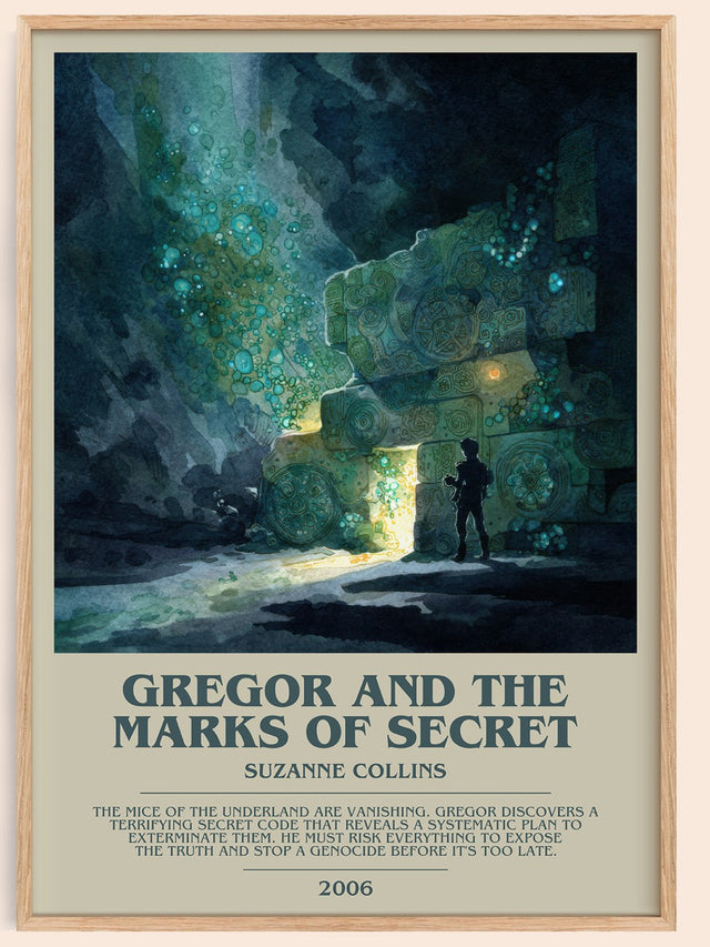 Gregor and the Marks of Secret Bookish Wall Art by Suzanne Collins