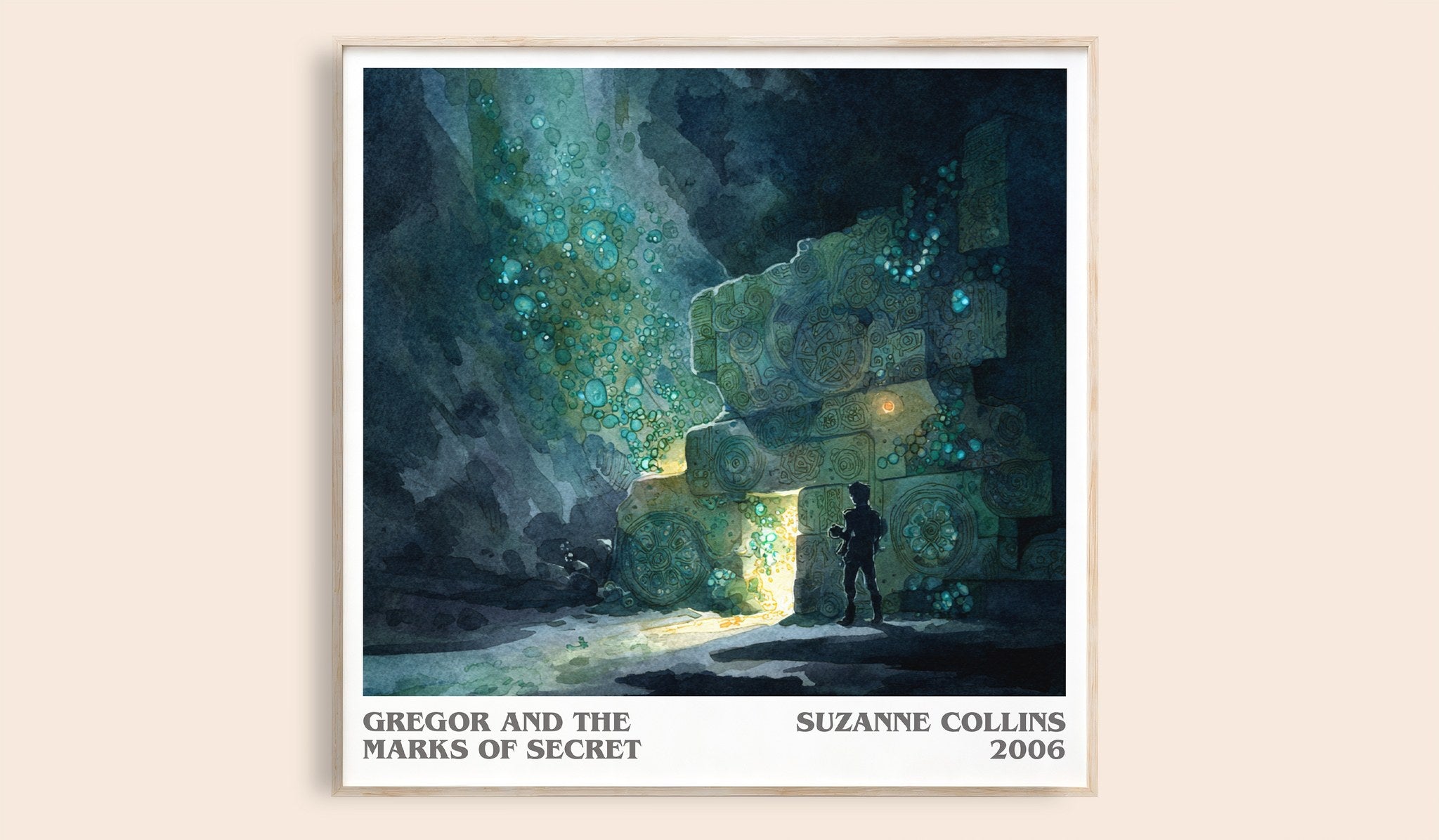 Gregor and the Marks of Secret Literary Art Print by Suzanne Collins