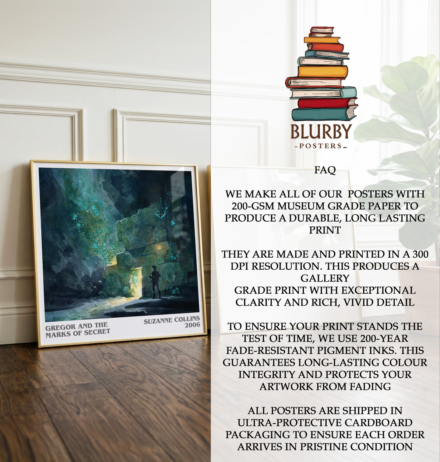 Gregor and the Marks of Secret Literary Art Print by Suzanne Collins